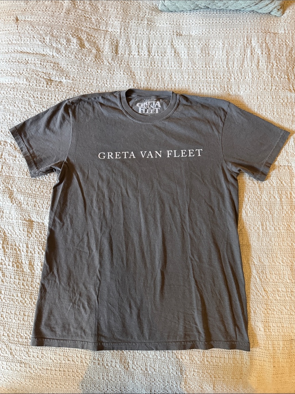 Greta van Fleet concert T-Shirt - Charcoal Gray - Size L Large